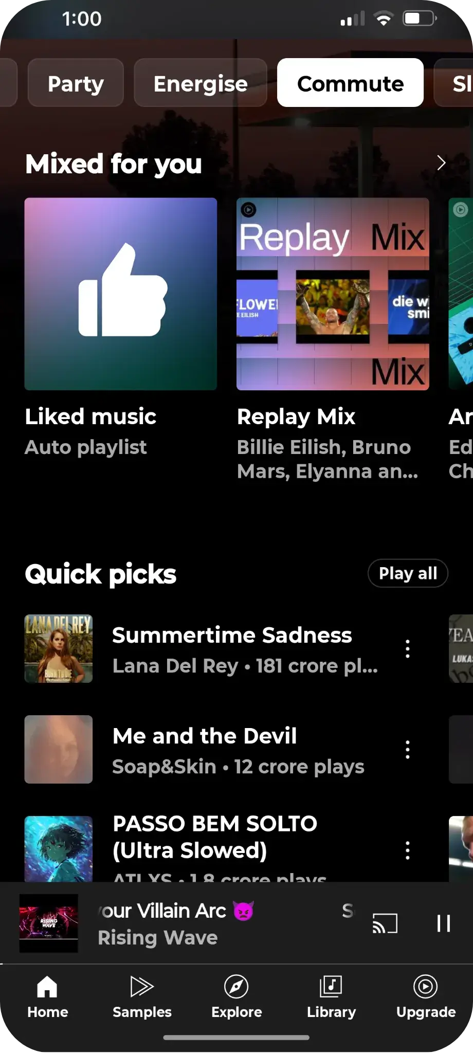 YT Music MOD IPA on iPhone 2