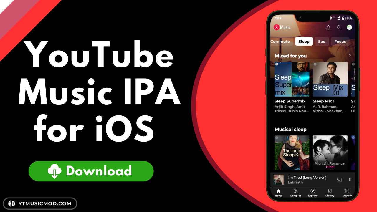 YouTube Music IPA for iOS